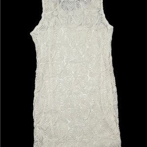 Cream Sleeveless Dress